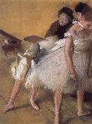 Dance practising Edgar Degas